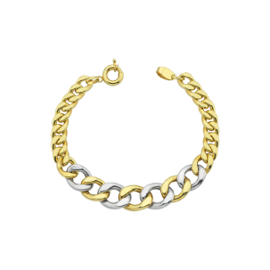 14K Gold Hollow Chain Bracelet MGSB 332